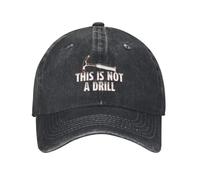 YHCIREB Cappellino da Baseball Hammer - This is Not a Drill Anime novità Snapback per Donna e Uomo