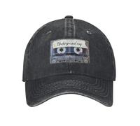 YHCIREB Cappellino da Baseball, Il Meglio della Musica Rap Underground, Canzoni, Stile Cassetta, Vecchia Scuola, Designer, Sportivo, da Camionista, da Uomo e da Donna.