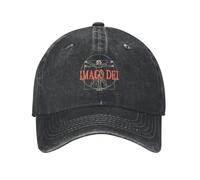 YHCIREB Cappellino da Baseball Imago dei con Chiusura a Scatto, da Pesca, Western, da Uomo e da Donna