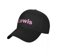 YHCIREB Cappellino da Baseball Lewis - Testo con Scritta Rosa - 0222 Cappuccio di Lusso da Donna con Pompon Cappello da Uomo e da Donna