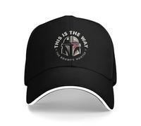 YHCIREB Cappellino da Baseball This is The Way Casual Movie Outdoor Gym Trucker Summer Sun Visor Uomo Donna Y2K Cappello Divertente