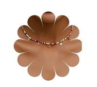 Yheakne Boho Colorato Seme Collana Girocollo Breve Arcobaleno Collana Di Perle D'oro Stella Dangle Collana Multicolore Collare Collana Catena Gioielli Per Le Donne E Le Ragazze