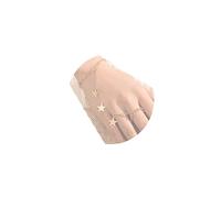 Yheakne Bracciale a dito a stella Boho Bracciale a schiava d'oro Bracciale a catena a dito vintage Bracciale ad anello minimo Bracciale quotidiano Gioielli a catena a mano per donne e ragazze