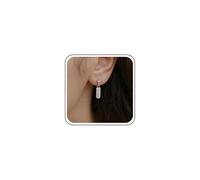 Yheakne Orecchini pendenti a catena vintage con nappa, orecchini pendenti a catena in argento, piccoli orecchini a perno a sfera, piccole catenine, orecchini dichiarazione gioielli per le donne