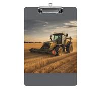 YHEGBFD Appunti Acrilico Trattore Fattoria Raccolta Stampa Appunti Standard A4 Formato Lettera Clip Board Leggero Clip Board Carino Clip Board Modello Personalizzato