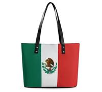 YHEGBFD Borsa da donna in pelle con bandiera del Messico, borsa da viaggio per lavoro, shopping, viaggi, fine settimana
