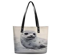 YHEGBFD Borsa da donna in pelle, con stampa di sigillo di arpa, borsa da viaggio per lavoro, shopping, viaggi, fine settimana