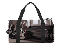 YHEGBFD Borsa da palestra per chitarra e basso, strumenti musicali, borsa da palestra per donne e uomini, borsa da palestra con scomparto per scarpe borsa da palestra riutilizzabile, mini borsa da