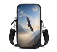 YHEGBFD Borsa per cellulare, borsa per telefono cellulare Eagle Mountains, pacchetto per cellulare, portafoglio per cellulare, piccola borsa a tracolla per telefono cellulare, borsa a tracolla per