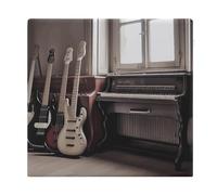 YHEGBFD Cuscino quadrato per sedia, Cuscino quadrato per chitarra e basso, cuscino quadrato in memory foam, cuscino quadrato super morbido