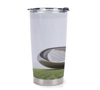 YHEGBFD Tazza da caffè da viaggio, tazza da golf per auto, tazza da caffè, tazze da caffè a prova di fuoriuscita, tazze da caffè in plastica con coperchi