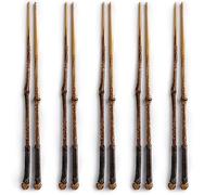 YHEIANJ Bacchette Bacchette Bacchette di Legno Bacchette di bambù Bacchette a Punta per la Famiglia, Le Bacchette di bambù Possono Essere riutilizzate,B 5 Pairs