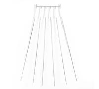 YHEIANJ Espositore per gonne Regolabile a Forma di manichino per Abbigliamento/Vestiti/Indumenti/Cappotti/Vendita al Dettaglio, Supporto Portatile per Abiti in Metallo Nero, Port,One Color 7 Pole