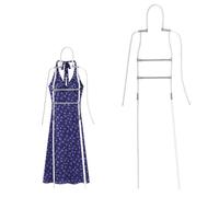 YHEIANJ Manichino Unisex da Parete, espositore per Abiti Regolabile, Supporto in Metallo, Corpo Appeso per Lavanderia, Guardaroba, Fotografia, Vendita al Dettaglio