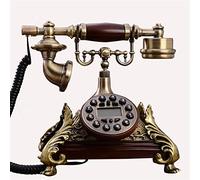 YHEIANJ Telefono a Pulsanti, telefoni fissi, Telefono Fisso, Telefono retrò per Ufficio Domestico, Soggiorno, scrivania, Stile Decorativo, Soggiorno