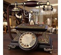 YHEIANJ Telefono con Filo, Telefono retrò, telefoni per Linea Fissa, Telefono retrò per Linea Fissa, Vecchi telefoni di casa con suoneria Meccanica