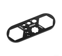 Yhenlovtt 2 pezzi per bicicletta anteriore Plus copertura spalla chiave forcella Suntour primavera forcella olio prima per Xcr/xct/xgm strumento in lega di alluminio con filettatura Measu (nero)