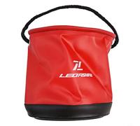 Yhenlovtt 4.5L Per EVA turno piega viva secchio di acqua serbatoio di acqua serbatoio di acqua ingranaggio con coulisse (rosso)