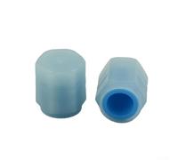 Yhenlovtt 4/8/16 pz blu luminoso valvola pneumatico steli - coprivalvola auto fluorescente ABS per valvole standard, facile installazione manuale (16 pezzi)