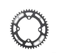 Yhenlovtt 44-52T 104BCD per corona bici per guarniture a 8/9/10/11 velocità, in lega di alluminio, design con foro per chiodo non scanalato (46T)