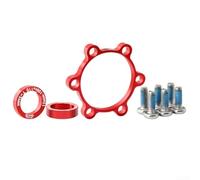 Yhenlovtt Adattatore boost compatibile per conversione mozzo bicicletta, 15 x 100 mm, in lega di alluminio, anteriore da 110 mm, set per asse posteriore e asse 12 x 142 mm, forcella da 148 mm (5 mm)