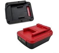 Yhenlovtt Adattatore per batteria, in plastica robusta, 18 V/20 V, agli ioni di litio, per Makita-BL1830/BL1840-Einhell Power X-Change utensili senza fili