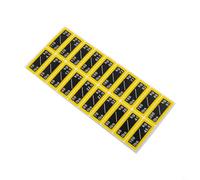 Yhenlovtt Adesivi per pesi senza residui per macchine attrezzature con etichette per il fitness 10lb100lb palestra marcatura numero trasparente Sostanza Pp resiliente per Remo (1000 libbre)