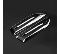 Yhenlovtt Adesivo 3D per bocchetta di ventilazione laterale dell'auto, con simulazione di branchie di squalo, per decorazione esterna del veicolo, materiale plastico ABS, per