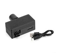 Yhenlovtt Alimentatore USB DC12V Ventola a 4 pin per controller di velocità PWM per sistema di raffreddamento ad acqua fai da te compatibile con caricabatterie di tipo C Alloggiamento stampato in 3D