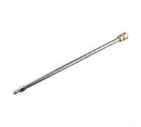 Yhenlovtt Bacchetta di estensione in acciaio con idropulitrice da 40 cm in acciaio inossidabile per la maggior parte dei raccordi un quarto di connessione rapida fino a 4000 per Psi Compatibile con