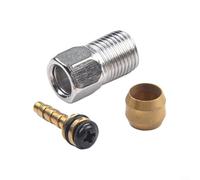 Yhenlovtt Banjo idraulico per tubo elettrico per tubo in rame per kit con 250 cm per vite oliva e olio manica ago freno Xod tubo flessibile per raccordi