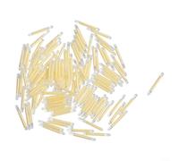 Yhenlovtt Bastoncini luminosi da pesca per galleggianti, 25 mm, idrofobo da 30 mm, in polietilene, 12 luci da pesca luminose Elite da 45 mm, luminosità delle ore notturne (verde) (25 mm)