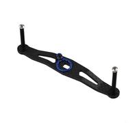 Yhenlovtt Bobine Abu Daiwa, in carbonio con manico a bilanciere da 10 g, con manico da 8/5 mm, design in fibra leggera per migliorare il Fis (blu navy)