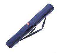 Yhenlovtt Borsa in tela per canna da pesca con grande capacità e tasche laterali, 1,4 m, impermeabile, resistente all'usura, custodia per il trasporto per ombrello da pesca, ta(blu)