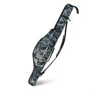 Yhenlovtt Canna da pesca pieghevole e cinghie per attrezzatura da pesca, in poliestere, organizer configurabile con borsa antistrappo 120 cm/140 cm/160 cm Le (160 cm)