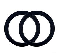 Yhenlovtt Carimali, guarnizione in silicone per macchina da caffè, ricambio per rondella Carimali da 69 mm, 56 mm x 75 mm, resistente al calore, nero Sili (2 pezzi)