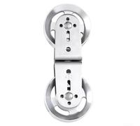 Yhenlovtt Cavo di rotazione a 360° per macchine doppie girevoli da 220 x 88 x 30 mm, puleggia in alluminio e nylon, puleggia per attrezzature fitness con attacco compatto (lega di alluminio)