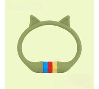 Yhenlovtt Cavo in acciaio con orecchie da gatto, rivestito in silicone, spessore 10 mm, per lucchetto con combinazione a 3 cifre per sicurezza antifurto, portatile, lunghezza 40 cm, leggero, 125 g