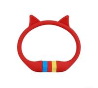 Yhenlovtt Cavo in acciaio rivestito in silicone con orecchie da gatto, 10 mm di spessore, per lucchetto con combinazione a 3 cifre per sicurezza antifurto, portatile, lunghezza 40 cm, leggero, 125 g
