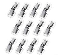 Yhenlovtt Cerniera a scomparsa per anta dell'armadio, apertura a 90 gradi, 7,6 cm, in metallo argentato, per armadi da cucina e armadi con viti, confezione da 12