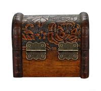 Yhenlovtt Cerniere a farfalla in bronzo antico, piccole cerniere decorative in ferro con design inciso, 40 pezzi con viti per scatole di gioielli, armadi, cassetti e mini