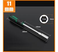 Yhenlovtt Chiave a bussola resistente per cacciavite, 514 mm, progettata per la manutenzione di veicoli elettrici (11 mm)