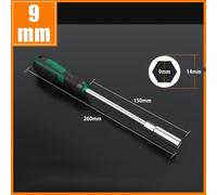 Yhenlovtt Chiave a bussola resistente per cacciavite, 514 mm, progettata per la manutenzione di veicoli elettrici (9 mm)