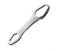 Yhenlovtt Chiave regolabile 8-24 mm per chiave Torx, strumento multiuso a doppia testa per ingegneria meccanica, riparazione automatica e manutenzione della macchina (2 pezzi)