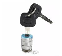 Yhenlovtt Cilindro e chiave per serratura del portellone compatibile con modelli Tundra 2007-2013 - Ricambio OEM 69055-0C010 - Nero Argento ABS M