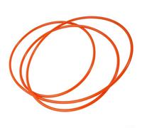 Yhenlovtt Cinghia di ricambio per bicicletta a rullo, colore rosso, per allenamento bici da 5 mm x 185 cm, colore rosso/verde, opzioni perimetrali (rosso)