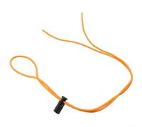 Yhenlovtt Cinturino di ricambio in gomma elastica per occhiali, flessibile, per snorkeling, con cordoncino, nuoto, immersioni, in lattice, 114 cm (arancione)