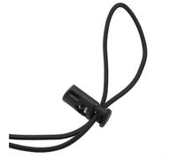 Yhenlovtt Cinturino di ricambio per occhialini da nuoto in gomma elastica, per immersioni e snorkeling, in lattice, 114 cm, con cordino (nero)