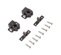 Yhenlovtt Clip di chiusura a tocco per ante dell'armadio, per design a doppio rullo in metallo resistente, meccanismo di riduzione del rumore, adatto per ante di armadi e chiusura automatica (rosso