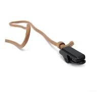 Yhenlovtt Confezione da 10 grucce in plastica con morsetto a scatto per tenda da esterno per telone, colore nero, per campeggio, camper, tettoie, set di applicazione (33 x 10 x 13 mm)